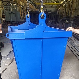 Бункер самораскрывающийся челюстной БСЧ-2,2 м3